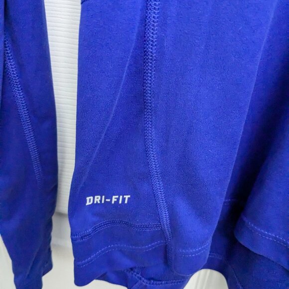 Nike Running Dri-Fit Women's Blue Long Sleeve Tee, Size Small - Picture 4 of 11